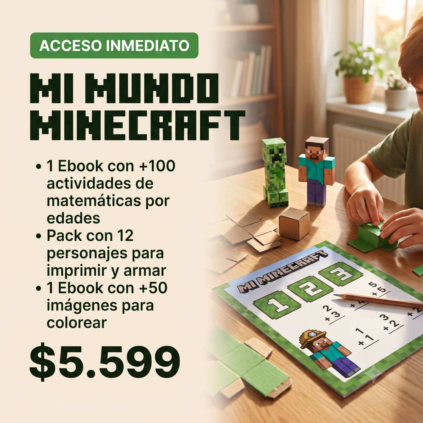 Mi Mundo Minecraft: Aprendo y Construyo