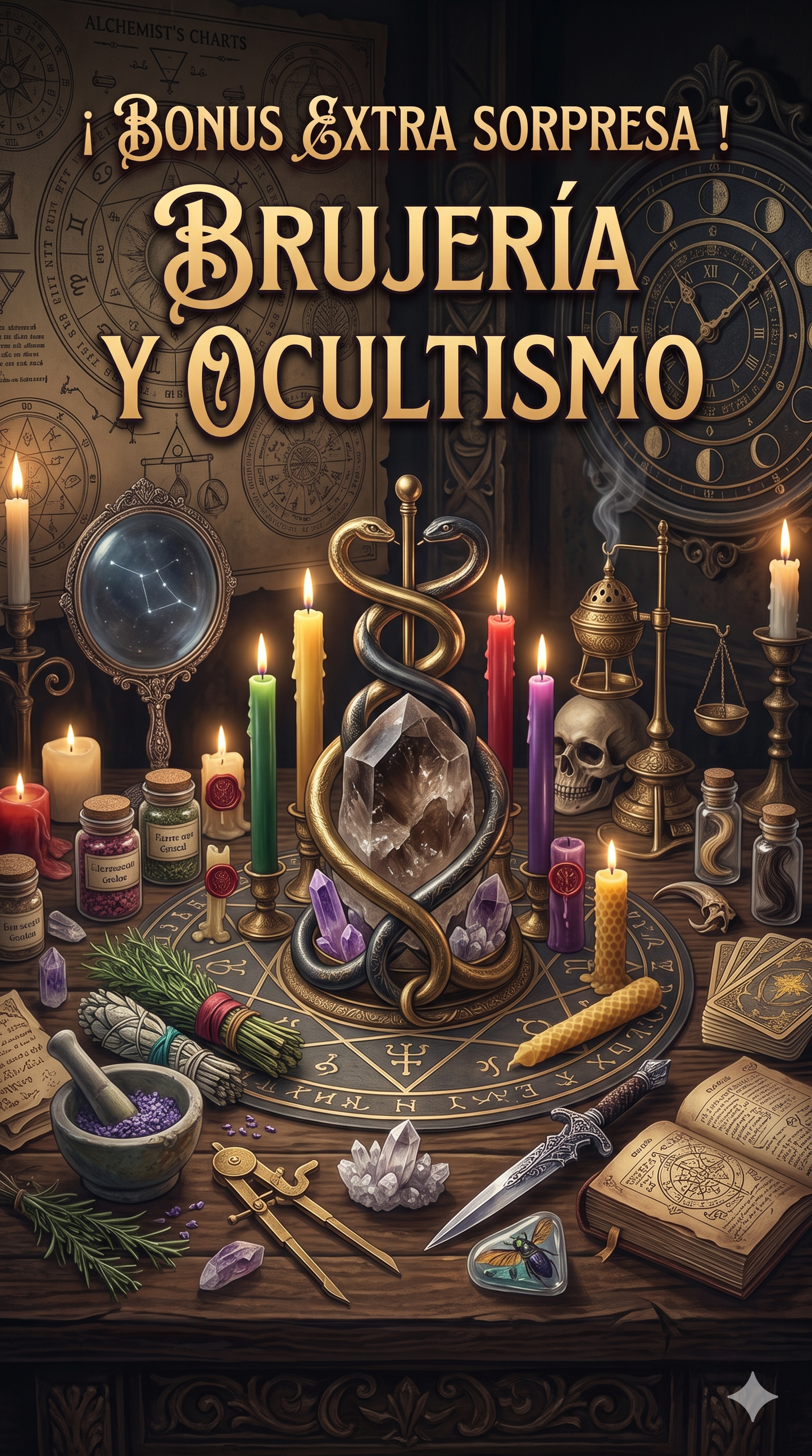 Curso de Tarot y Brujería Moderna | Ebook Completo + 3 Bonos